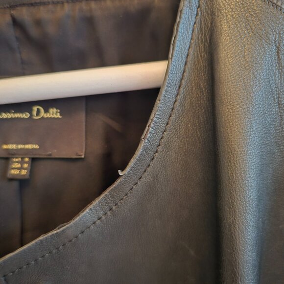 Black leather jacket Massimo dutti - Picture 9 of 12